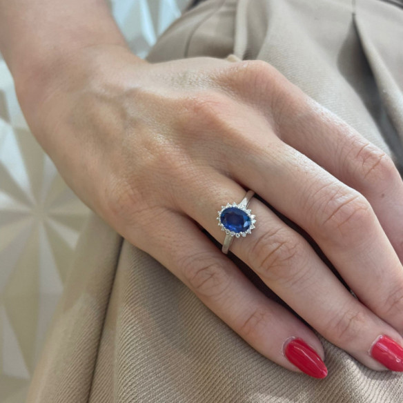 Orla Dalia Sapphire Ring 1.90 - Rings