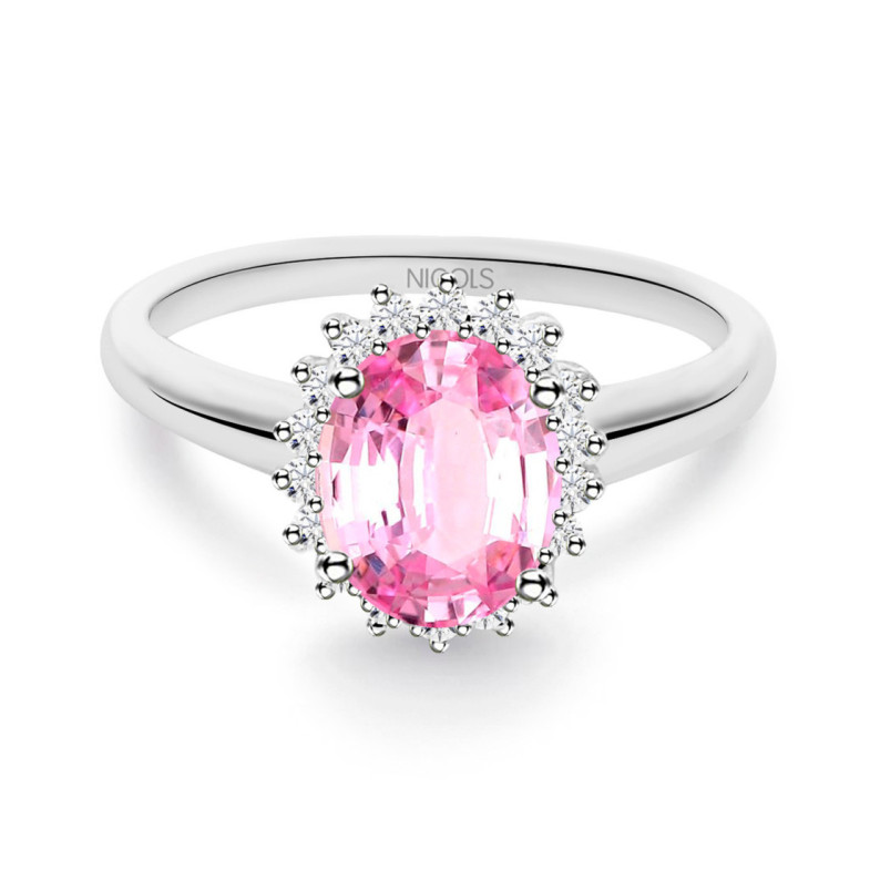 Anello Sapphiro Rosa Orla Dalia 1.90 - Anelli zaffiro
