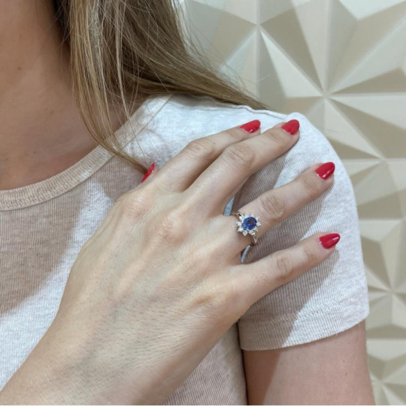 ORLA Engagement Ring PRINCESS - Sapphire rings