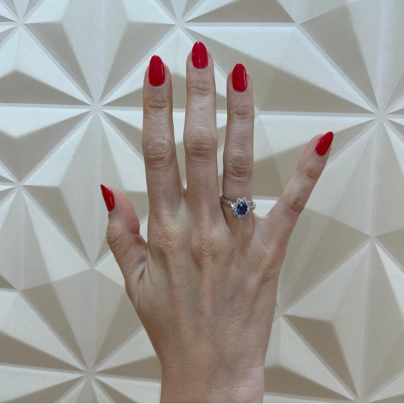 Anello Sapphire Dalia 1.30 - Anelli zaffiro