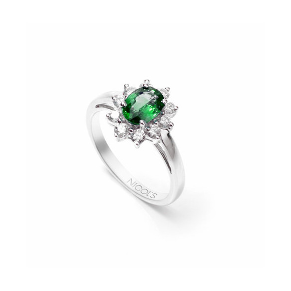 Anillo Esmeralda Dalia 0.95 - ANILLOS