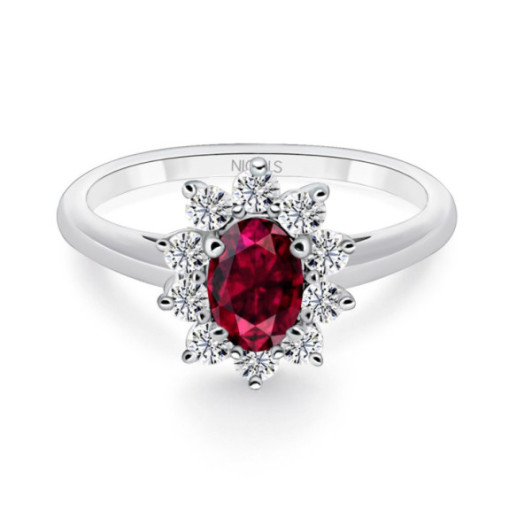 Anillo Rubi Dalia 1.30 - Anillos de Rubí