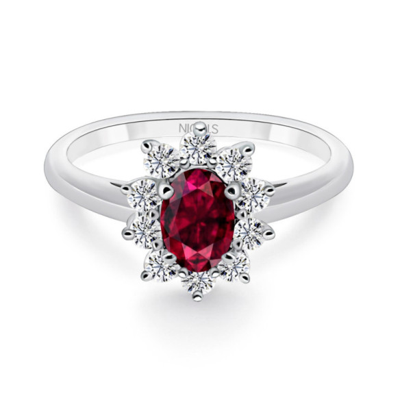 Anillo Rubi Dalia 1.30 - Bagues rubis