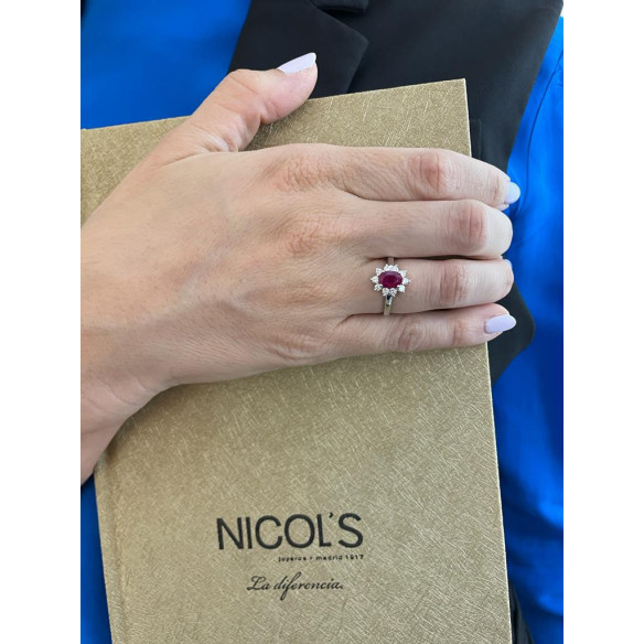 ORLA Engagement Ring PRINCESS - Ruby Rings
