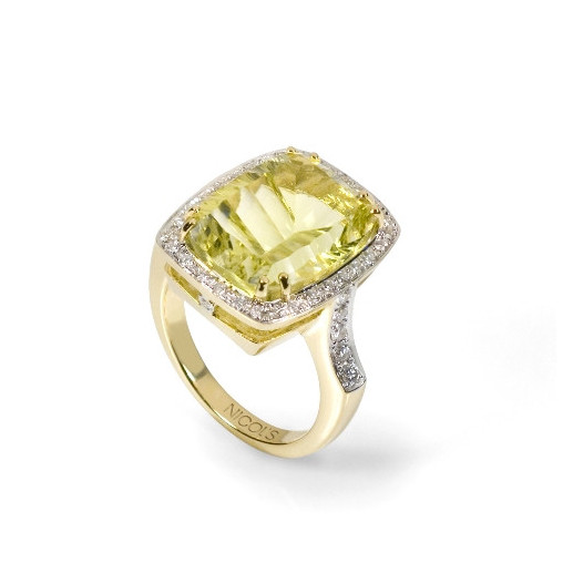 Anillo Oro Diamantes Cocktail - Anillos Otras Piedras Preciosas