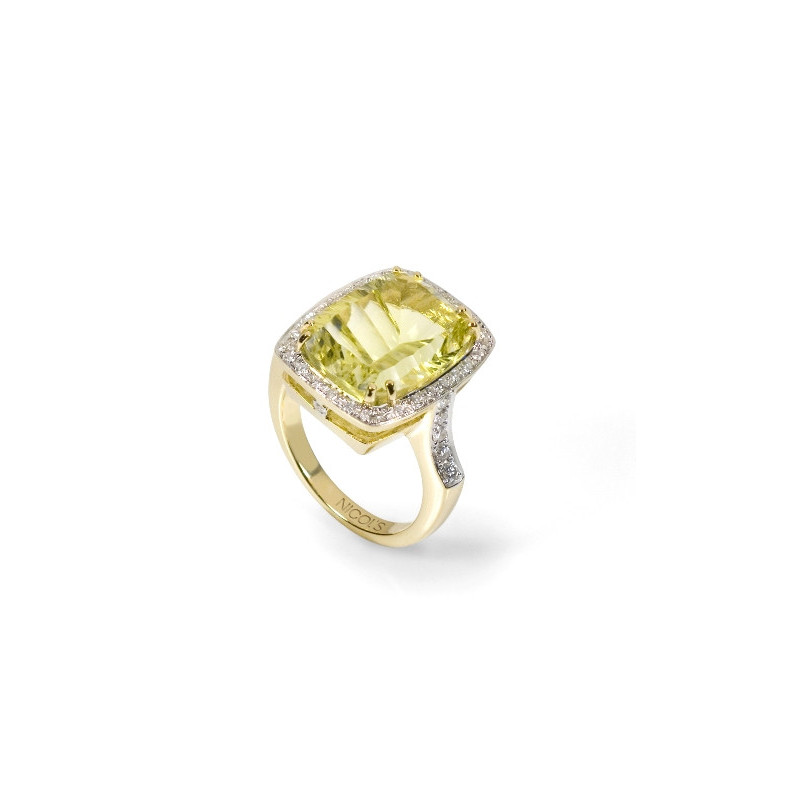 Anillo Oro Diamantes Cocktail - Anillos Otras Piedras Preciosas