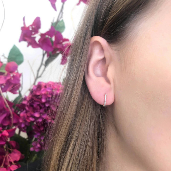 Pendientes Diamantes Mini Criolla - Pendientes de Diamantes
