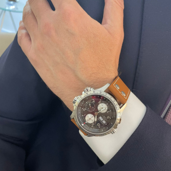 Hamilton Chaki X-Wind Auto Chrono - Khaki Aviation