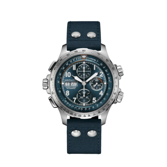 Hamilton Chaki X-Wind Auto Chrono - Khaki Aviation