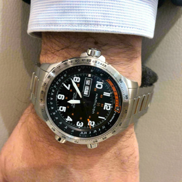 Hamilton Khaki X-Wind Data di Giorno Auto - Khaki Aviation