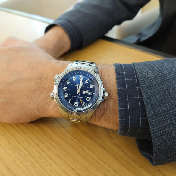 Hamilton Khaki X-Wind Day Date Auto - Khaki Aviation