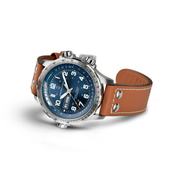 Hamilton Khaki X-Wind Date du jour Auto - Aviation Kaki