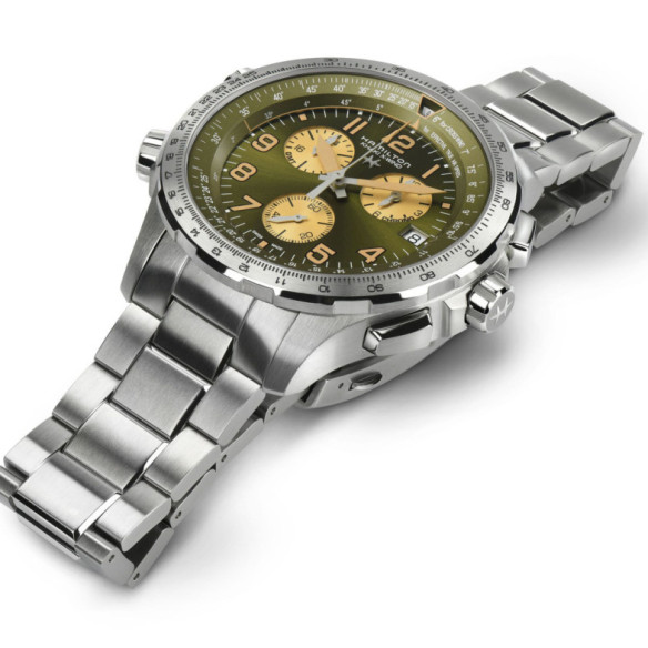 Hamilton Khaki X-Wind Gmt Chrono Quartz - Khaki Aviation