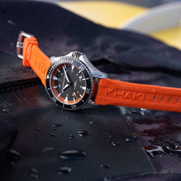 Hamilton Khaki Scuba Auto - Marinha de Khaki