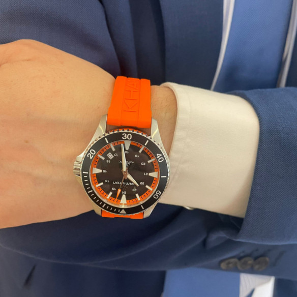 Hamilton Khaki Scuba Auto - Marinha de Khaki