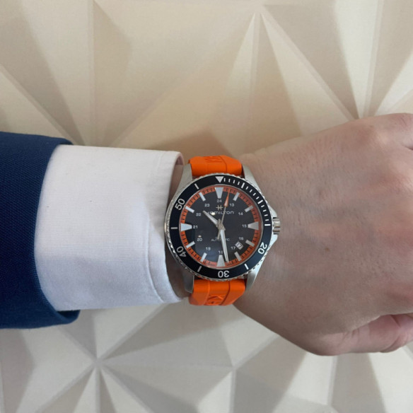 Hamilton Khaki Scuba Auto - Marinha de Khaki