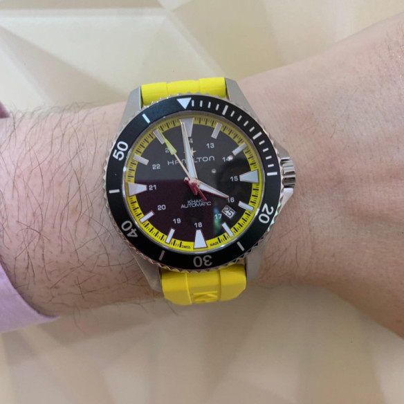 Hamilton Khaki Scuba Auto - Marinha de Khaki