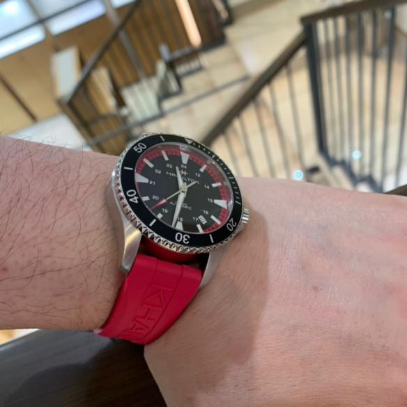 Hamilton Khaki Scuba Auto - Marinha de Khaki