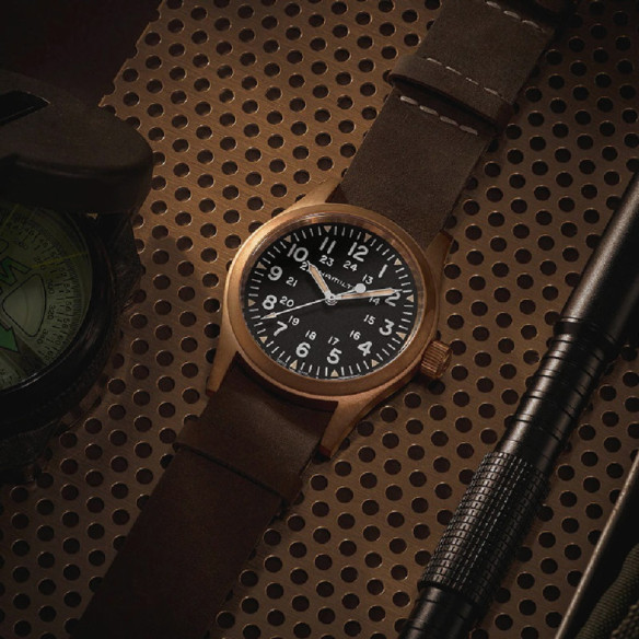 Hamilton Khaki Feld Mechanische Bronze - Khaki Field