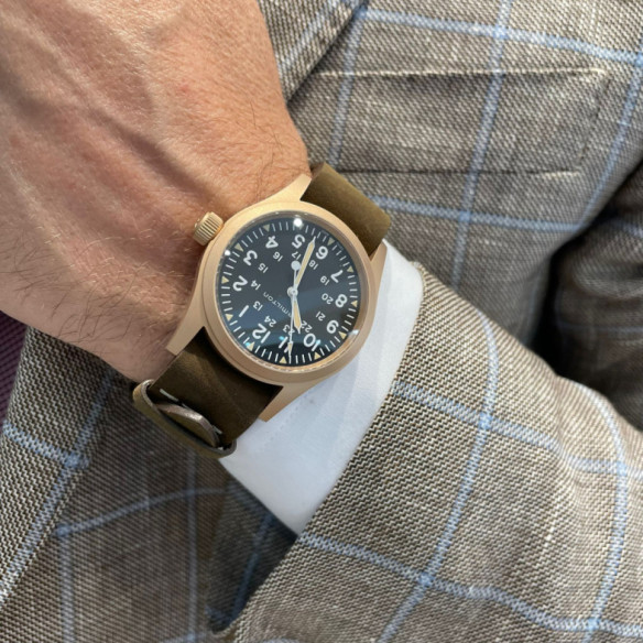 Hamilton Campo Khaki Bronzo meccanico - Campo di Khaki