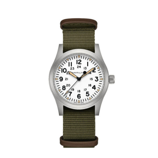 Hamilton Campo Meccanico Kaki 42Mm - Campo di Khaki