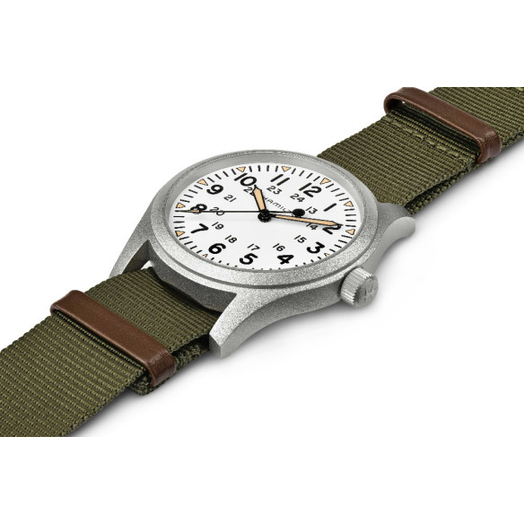 Hamilton Campo Meccanico Kaki 42Mm - Campo di Khaki