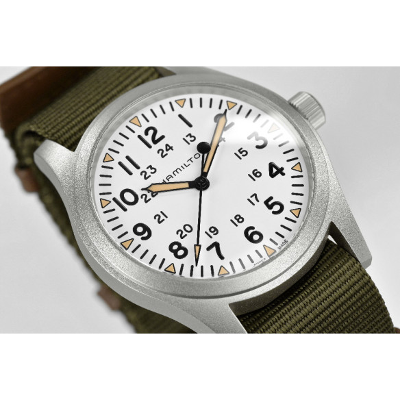 Hamilton Campo Meccanico Kaki 42Mm - Campo di Khaki
