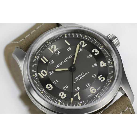 Hamilton Khaki Field Titanium Auto - Khaki Field
