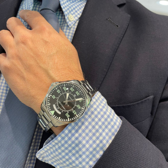 Hamilton Khaki Pilot Tag Datum Auto - Khaki Aviation