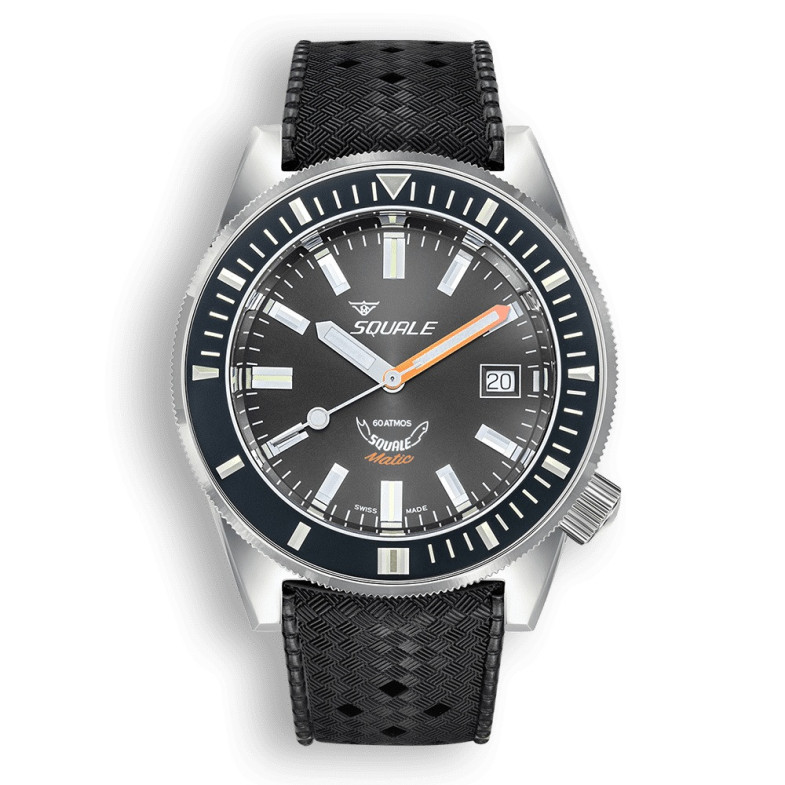 Squale Matic Grey Rubber - SQUALE