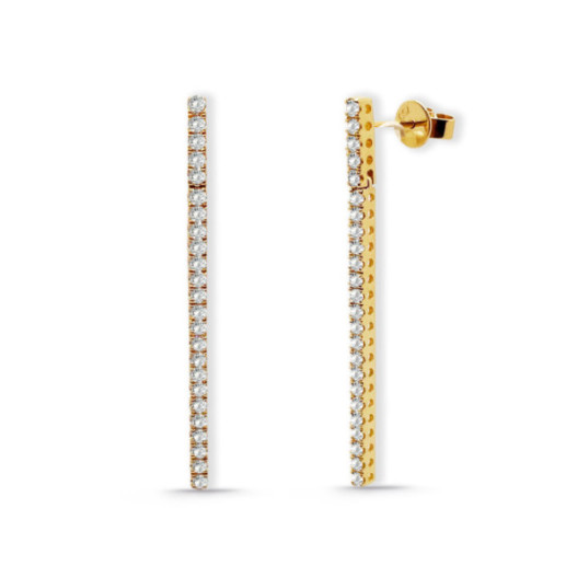 Pendientes De Fiesta Linea - lungo