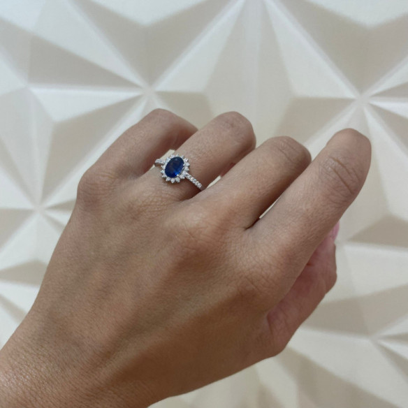 Sapphire ring Orla LIA 0.95 - Sapphire rings