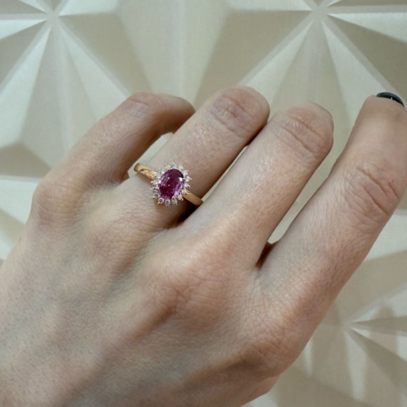Dalia Yellow Sapphire Ring 0.90 - Rings