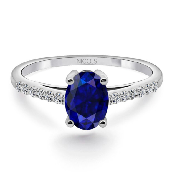 Blue Sapphire Ring Lola - Sapphire rings