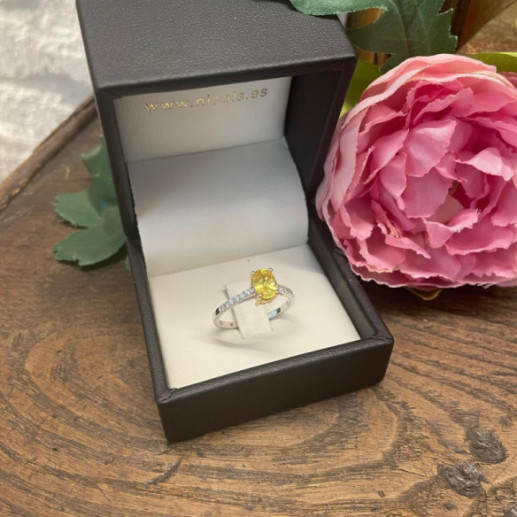 Anillo Zafiro Amarillo Lola 1.30Ct - Anillos de Zafiro 2