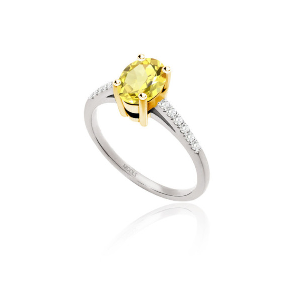Yellow Sapphire Engagement Ring Lola 1.30ct - Sapphire rings