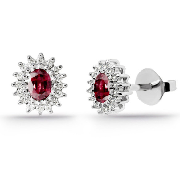 Pendientes Rubi Oval Detail - Pendientes de Rubi