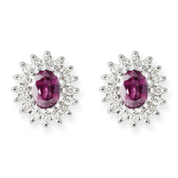 Pendientes Rubi Oval Detail - Pendientes de Rubi