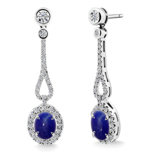 Pendientes Diamantes Zafiro Royal Jewels - Bijoux élevés