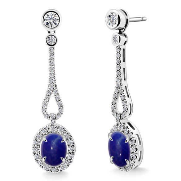 Pendientes Diamantes Zafiro Royal Jewels - Alta Joyería