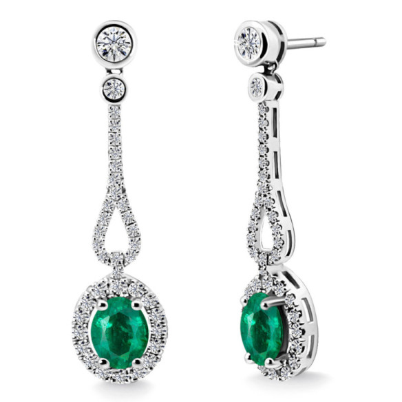 Ohrringe Emerald Royal Jewels - Hoher Schmuck