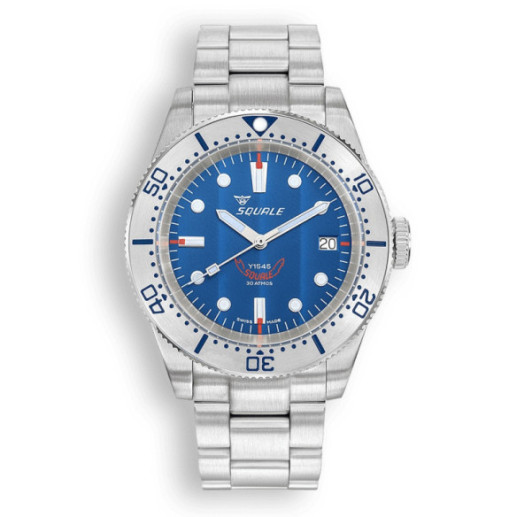 Squale 1545 Steel Blue Bracelet - SQUALE