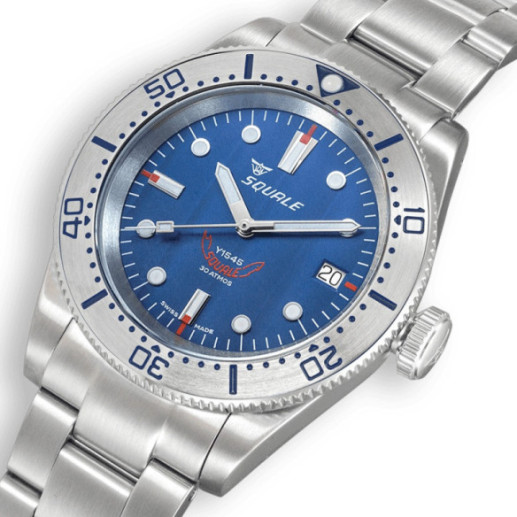Squale 1545 Steel Blue Bracelet - SQUALE 2