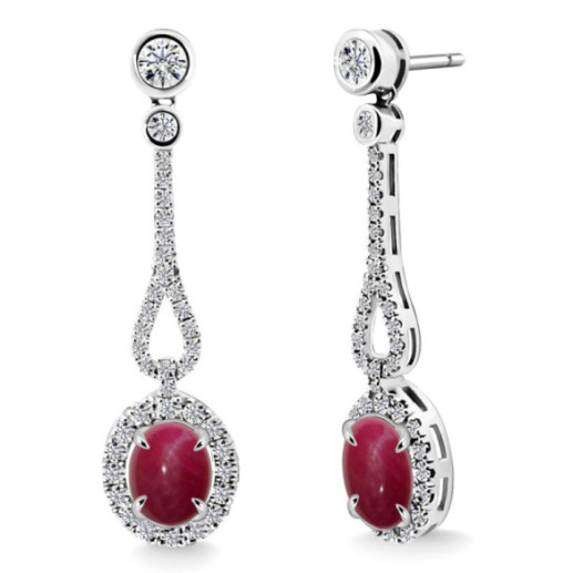 Orecchini Diamanti Rubí Royal Jewels - Alti gioielli