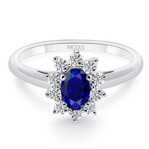 Anello Sapphire Dalia 0.70 - Anelli zaffiro