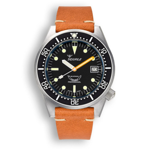 Squale 1521 Black Blasted Leather - SQUALE