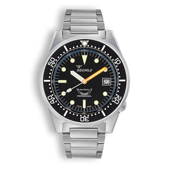 Squale 1521 Black Blasted Bracelet - SQUALE