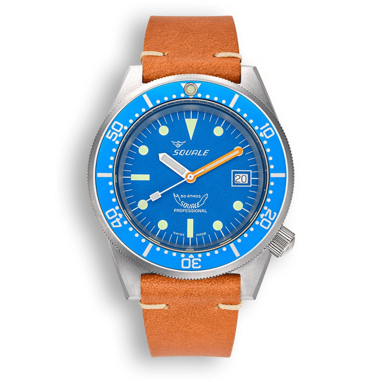 Squale 1521 Blue Blasted Leather - SQUALE