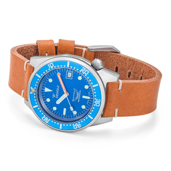 Squale 1521 Blue Blasted Leather - SQUALE