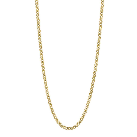 Catena d'oro 18K Eslabon Oval 8X6 60Cm - Catene d'oro uomo